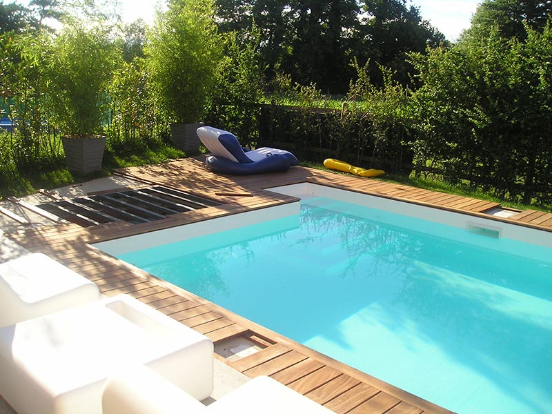 Listoni per esterno losa legnami Pavimentazione per bordo piscina